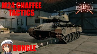 HOW TO WIN WITH THE M24 CHAFFEE ENLISTED [upl. by Ahtnams]