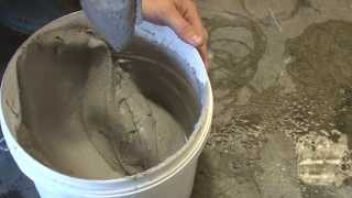 How to mix refractory mortar by hand  ABC Ovens [upl. by Ritter]