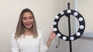 como fazer RING LIGHT caseira  Iluminação para fotos [upl. by Otnicaj]