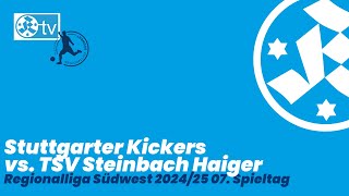 7 Spieltag Regionalliga Südwest 202425 Spielbericht Stuttgarter Kickers  TSV Steinbach Haiger [upl. by Farlie]