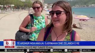 Himara çdo ditë pret turistë të huaj  Të ardhur nga Anglia Gjermania dhe Zelanda e Re [upl. by Colb212]