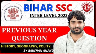 Bihar SSC Inter Level Previous Year Question By Raushan Anand  Gyan Bindu GS Academy biharssc [upl. by Algie]