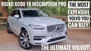 THE MOST EXPENSIVE VOLVO YOU CAN BUY  2022 Volvo XC90 T8 Inscription Pro 50 Minute Mega Review [upl. by Ilana905]