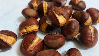 Castanhas na AIRFRYER  Dicas para serem fáceis de descascar 🌰 [upl. by Scherman]