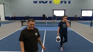 Victory Pickleball 375 to 40 Sunday morning 22524 GX010838 [upl. by Lyrehc]