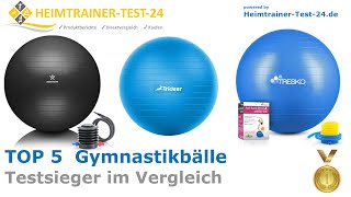 Die besten Gymnastikbälle amp Sitzbälle 2024 TOP 5 🥇  Testsieger im Vergleich gut und günstig [upl. by Siesser]