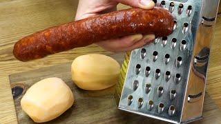 Top Rezepte mit Kartoffeln Einfach Kartoffeln reiben Leckeres Rezept Einfaches Abendessen ASMR [upl. by Llednav]