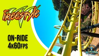 Freestyle  OnRide POV FrontBack  4k60fps  TOGO Standing Coaster  Cavallino Matto [upl. by Rebmit129]