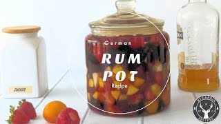 Traditional German Rum Pot  Rumtopf ✪ MyGermanRecipes [upl. by Joycelin]