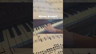 Blues Scale blues bluesscale jazzpiano jazzscale learnblues [upl. by Llerruj]