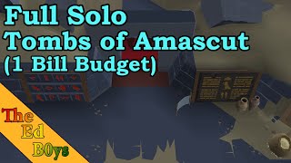 OSRS Full Tombs of Amascut Solo Raids 3  1B Budget ToA Example 1 Bill [upl. by Henriha]