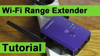 WiFi Range Extender Setup Tutorial  Coredy E300 [upl. by Nywroc]