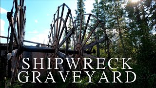 Abandoned Shipyard in Remote Canada With Seven Ships Left Behind [upl. by Eugeniusz]