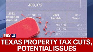 Potential issues with Texas massive property tax cuts [upl. by Gnut]