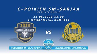 Cpojat SMkarsinta Kempeleen Kiri vs Oulun Lippo Juniorit 0  2  5  10  3  10 [upl. by Heinrich256]