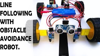 how to make obstacle avoiding robot using Arduino and ultrasonic sensor low cost [upl. by Anila904]