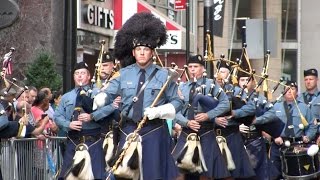 NYPD EMERALD SOCIETY BAND 911 MEMORIAL PARADE 9916 [upl. by Nelac209]