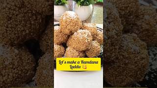 Navratri special Ramdana laddu 😋fyp food trending viralshorts youtubeshorts krishnarashoi [upl. by Liba]