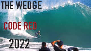 THE WEDGE  CODE RED 2  BIGGEST AND BEST WAVES OF THE YEAR  Raw Footage [upl. by Osswald]