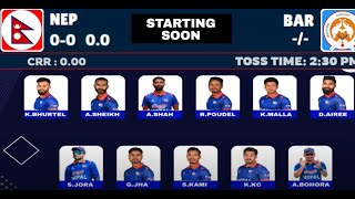 NEPAL VS BARODA TRIANGULAR T20 SERIES 2024 LIVE [upl. by Frye]