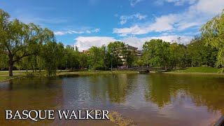 VitoriaGasteiz Álava  San Martin park to streets  Walking tour Basque Country 4K [upl. by Stover662]