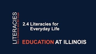 24 Literacies for Everyday Life [upl. by Allenod]