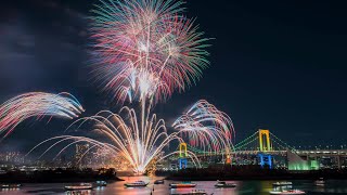 Tokyo New Year Fireworks 2020  Tokyo Japan Amazing New Year´s Fireworks 2020 HD 4K [upl. by Hamrnand]