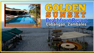 🏖️ GOLDEN SUNSET BEACHFRONT RESORT ⛵ Cabangan Zambales [upl. by Sigmund]