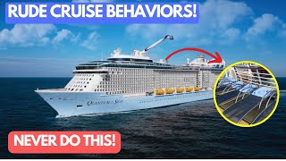 8 Rude Cruise Passanger Behaviors EXPOSED [upl. by Conyers]