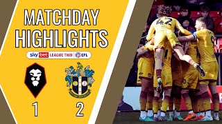 HIGHLIGHTS Salford City vs Sutton United 290324 EFL2 [upl. by Leik]