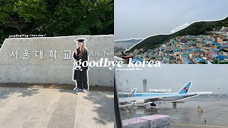 goodbye korea  graduating snu busan trip going home korea diaries 8 [upl. by Portwin]