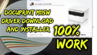 Fuji Xerox Docuprint M115W Driver Download and Installer [upl. by Nomahs]