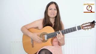 The Female Flamenco Guitarist  Rumba Nostalgica Juan Martin Cover  Find a Performer [upl. by Am]