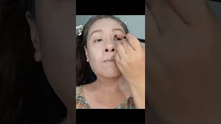 White eyeshadow to create a defined browline [upl. by O'Reilly]