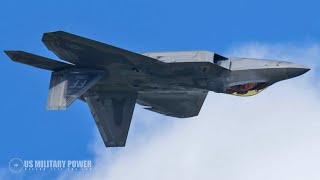 Watch This Insane Video F22 Raptor Aerial Maneuvers [upl. by Ademordna]