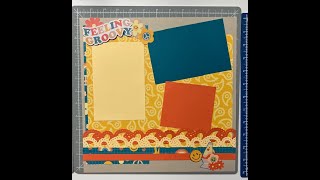 Stephs Sassy Scrappers  Quick easy layout [upl. by Carita]