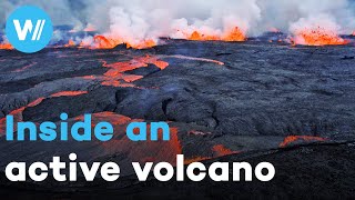 Into the heart of one of the worlds most dangerous volcanoes the Mount Nyiragongo [upl. by Aicirtel968]