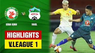 Highlights Bình Định  HAGL  quotKịch bảnquot gây sốc ngay trong hiệp 1 chiến quả thuyết phục [upl. by Nagard154]