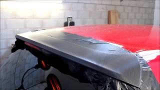 Golf GTD Spoiler 3M Carbon Wrap [upl. by Maker987]