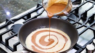 Receta de Crepas con Chocolate😋 ¡Una Delicia para Compartir 👨‍👩‍👧‍👧🤭 [upl. by Ver]