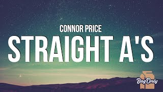 Connor Price  Straight As Lyrics [upl. by Odareg132]