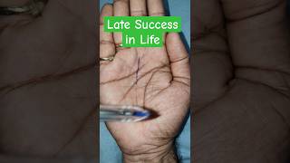 Do You Have Late Success in Life astrology palmistry palmreading jyotish sucess life viral [upl. by Atteuqaj521]