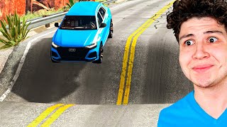 TODOS los COCHES vs BACHES GIGANTES en GTA 5 🚘🕳️ Mods [upl. by Bunce]