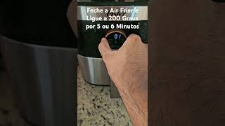 PÃO FEITO NA AIR FRYER EM MINUTOS 😋 RECHEADO kdeliciacozinha [upl. by Noyk]