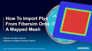 How To Import Plys From Fibersim Onto A Mapped Mesh [upl. by Liebowitz662]