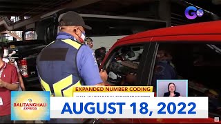 Balitanghali Express August 18 2022 [upl. by Reckford]