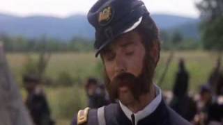 Gettysburg Film  quotBilly Yankquot talking with quotJohnny Redquot [upl. by Needan]