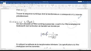 concours de doctorat université Constantine 1 épreuve traitement numérique du signal [upl. by Nus]