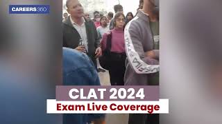 CLAT 2024 Exam Live Coverage [upl. by Karita864]