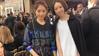 巴黎時裝周 朴信惠、Soo Joo等出席香奈兒 CHANEL  Front Row Only ENG字幕 [upl. by Jt788]